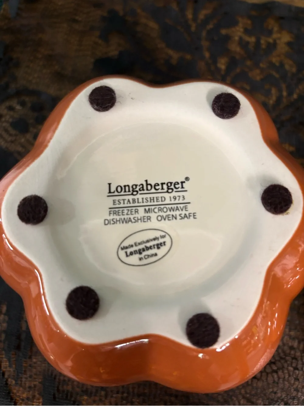 Longaberger glossy ceramic
